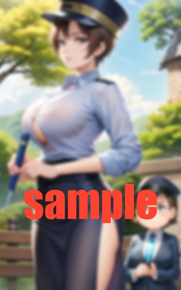 禁断の警ぱい触っても逮捕されない サンプル9ページ目