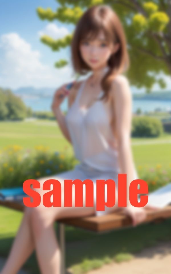 ガチ？！絵描きお姉さんの前を散歩中に現役に戻った爺 サンプル4ページ目