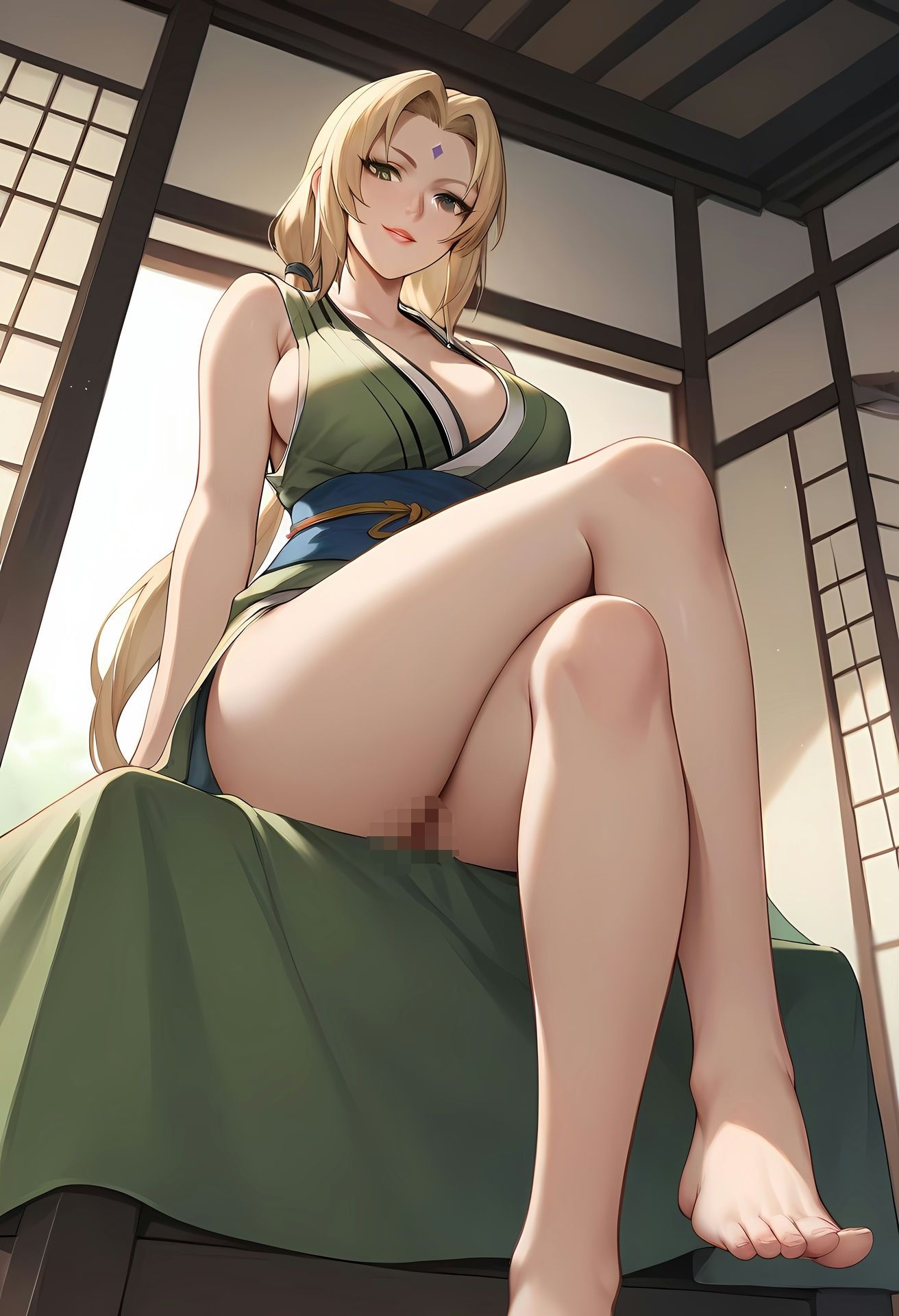 綱〇様の淫乱道中 サンプル2ページ目