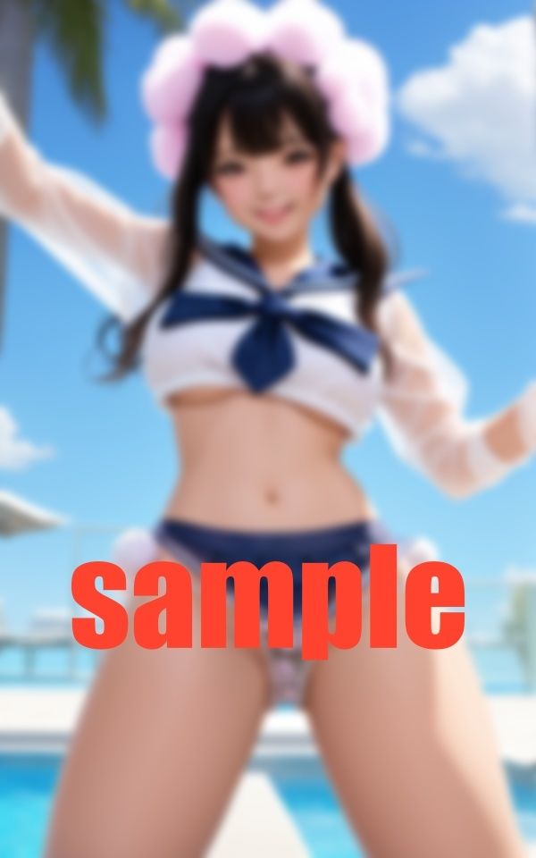ふわふわぽんぽんプールパフォーマーお姉さんの高額お触り券転売中 サンプル9ページ目