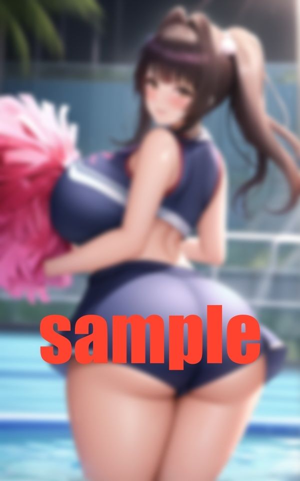パンチラ ちらちらチアガール サンプル1ページ目