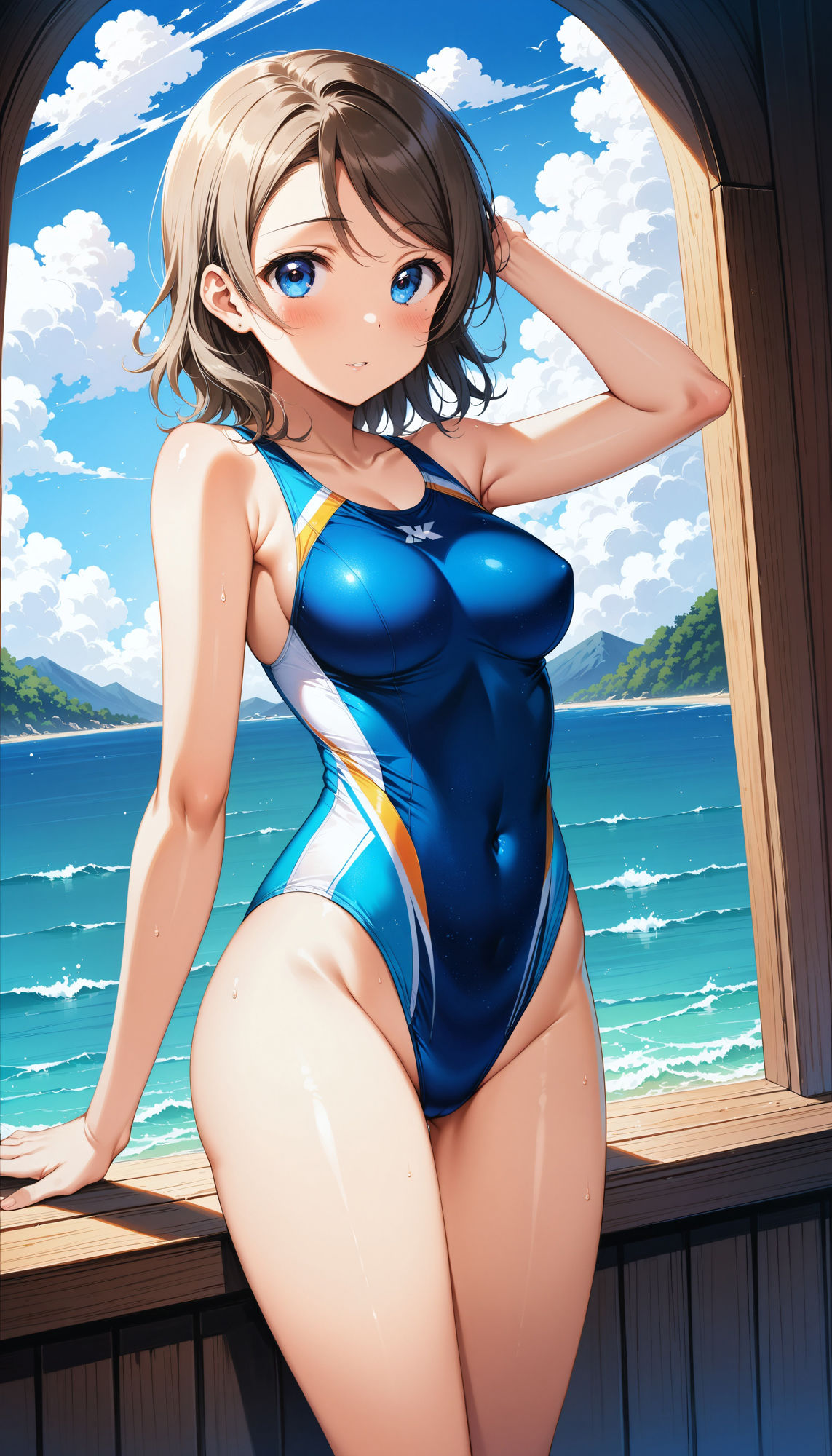 渡辺曜（ラブライブ！）の純愛＆寝取られCG集 サンプル1ページ目
