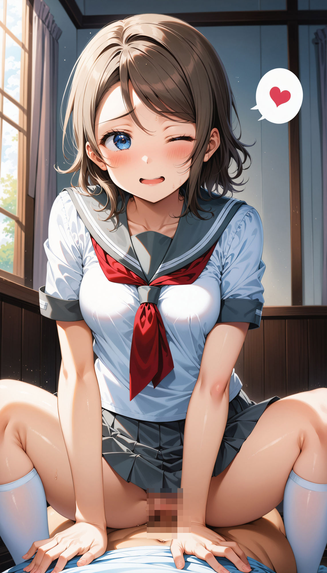 渡辺曜（ラブライブ！）の純愛＆寝取られCG集 サンプル4ページ目