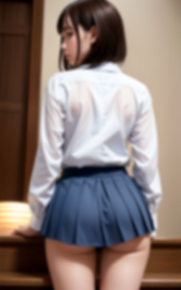 純粋な女の子がお尻で誘う サンプル4ページ目
