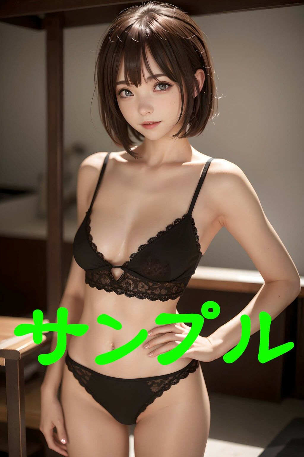 ディープラーニングの美:AI美女のアート 猪野又 心音 Vol1 サンプル10ページ目