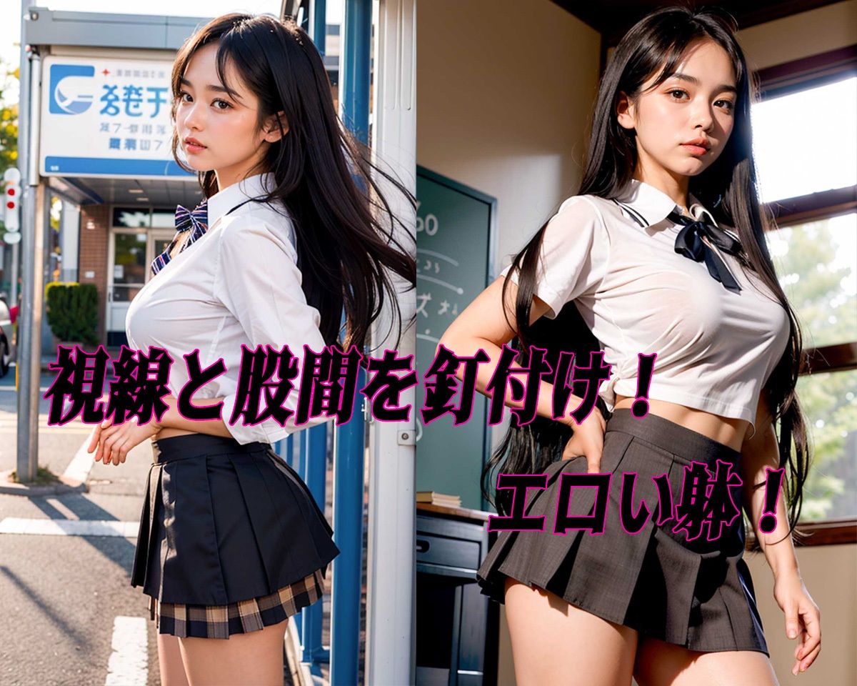 女子校生制服コレクション 黒髪 サンプル2ページ目