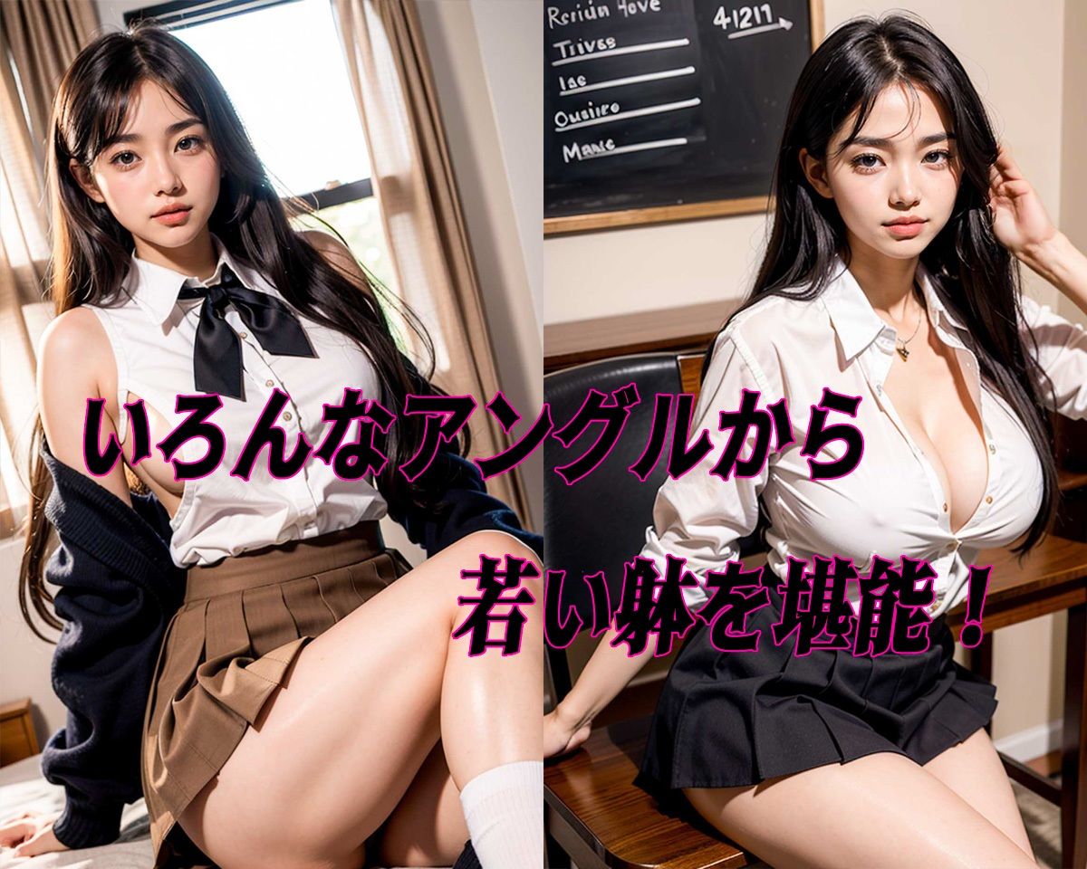 女子校生制服コレクション 黒髪 サンプル3ページ目