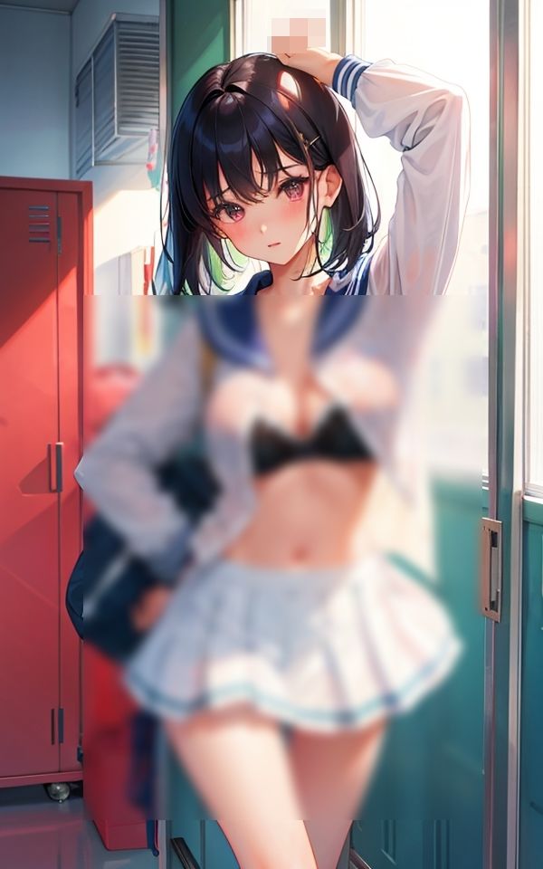 チラ見せ下着娘といけない放課後 サンプル1ページ目