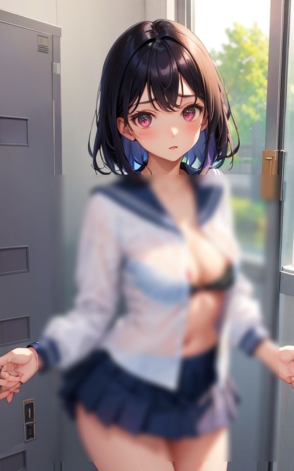 チラ見せ下着娘といけない放課後 サンプル2ページ目