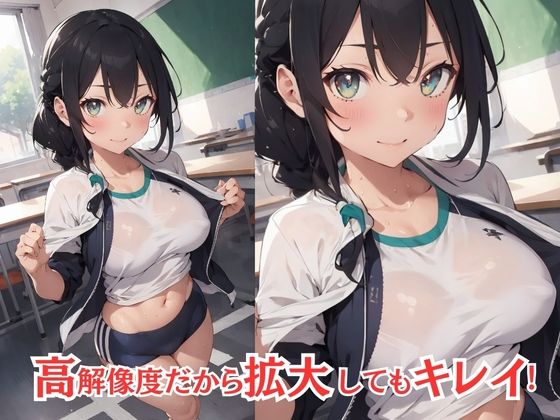 【美麗CG250枚】えちえち部活女子 サンプル1ページ目