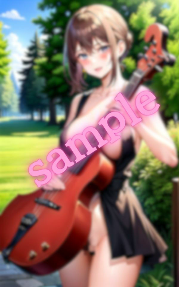 元吹奏楽部の変態美女達がおっぱい丸出しで演奏する画像集 サンプル5ページ目