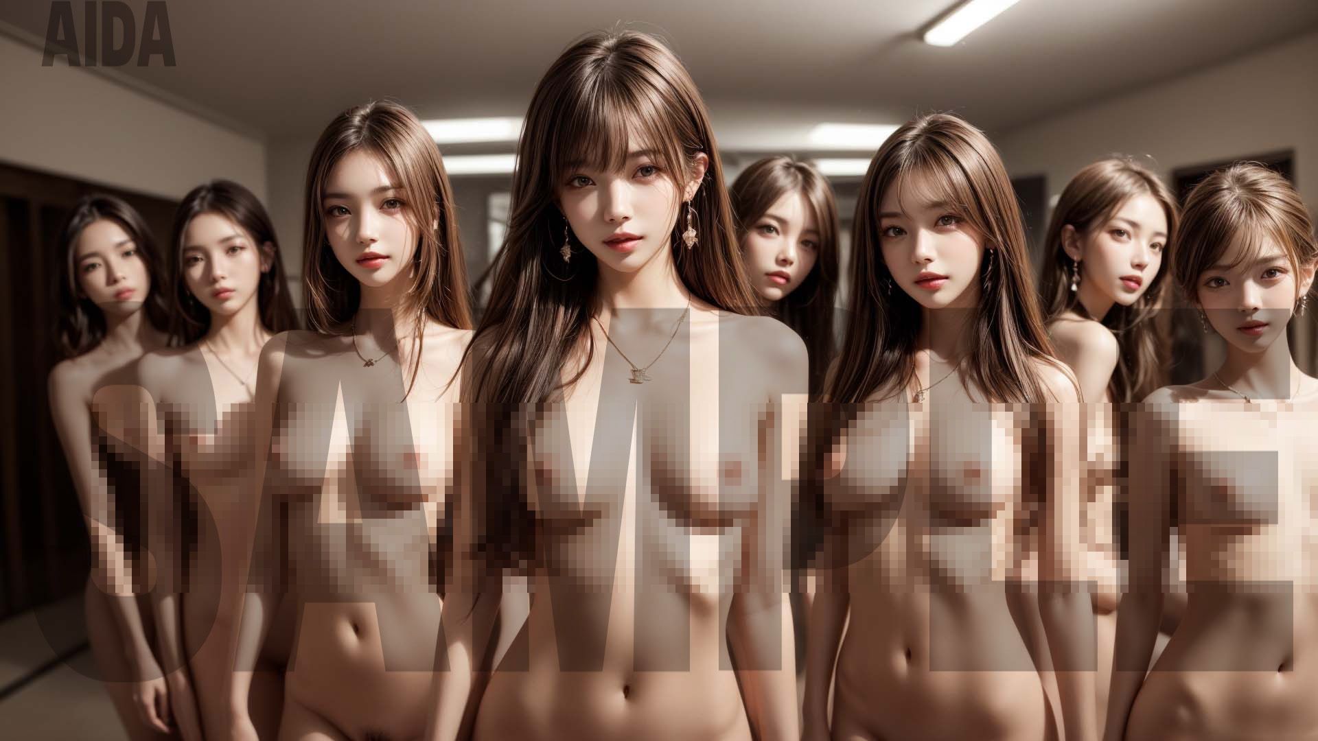 今日は誰を選びますか？ Vol，3 AI美女写真集 サンプル8ページ目