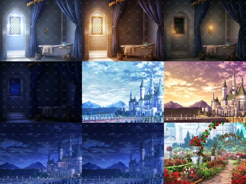 みにくる背景CG素材集『ファンタジー編』part06（BoostA） サンプル1ページ目