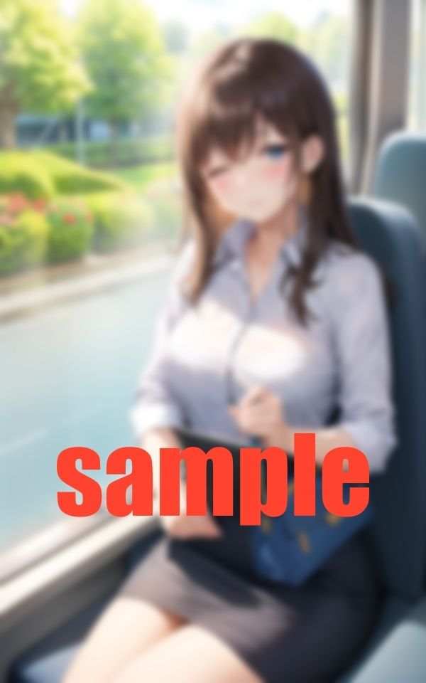 お疲れお姉さんを上から 眺めてにやつくおぢ サンプル6ページ目