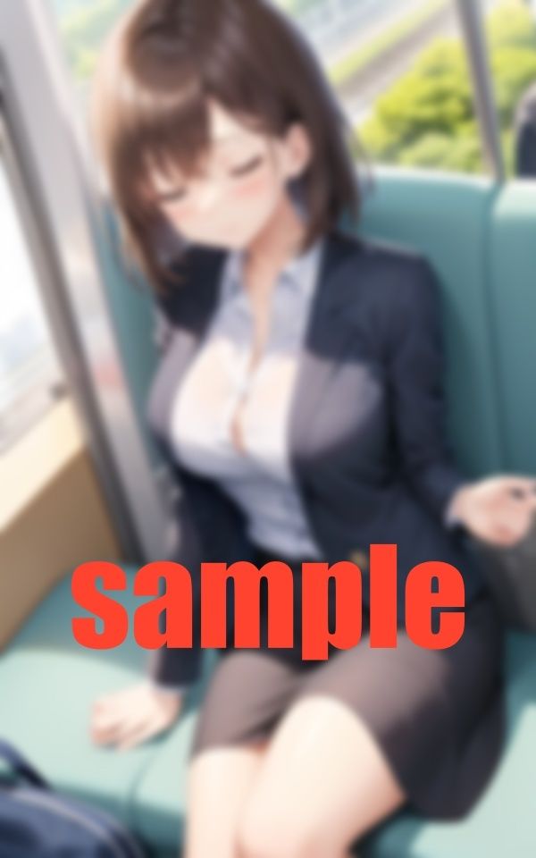 お疲れお姉さんを上から 眺めてにやつくおぢ サンプル9ページ目