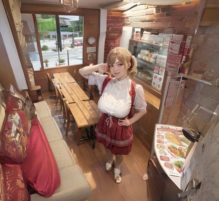 男の憧れ「ア◯ナミラーズ」 のウェイトレスたち 〜最高の美巨乳〜 サンプル1ページ目