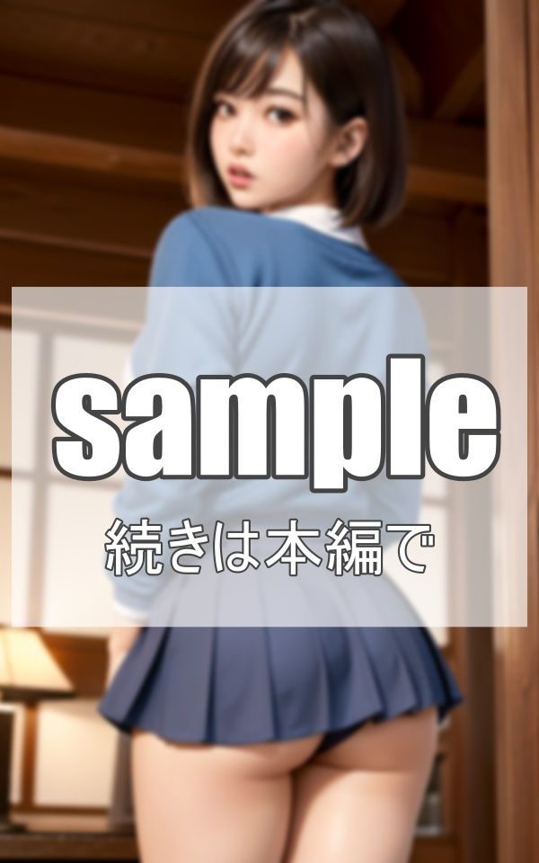 振り向き美少女のパンチラ サンプル1ページ目