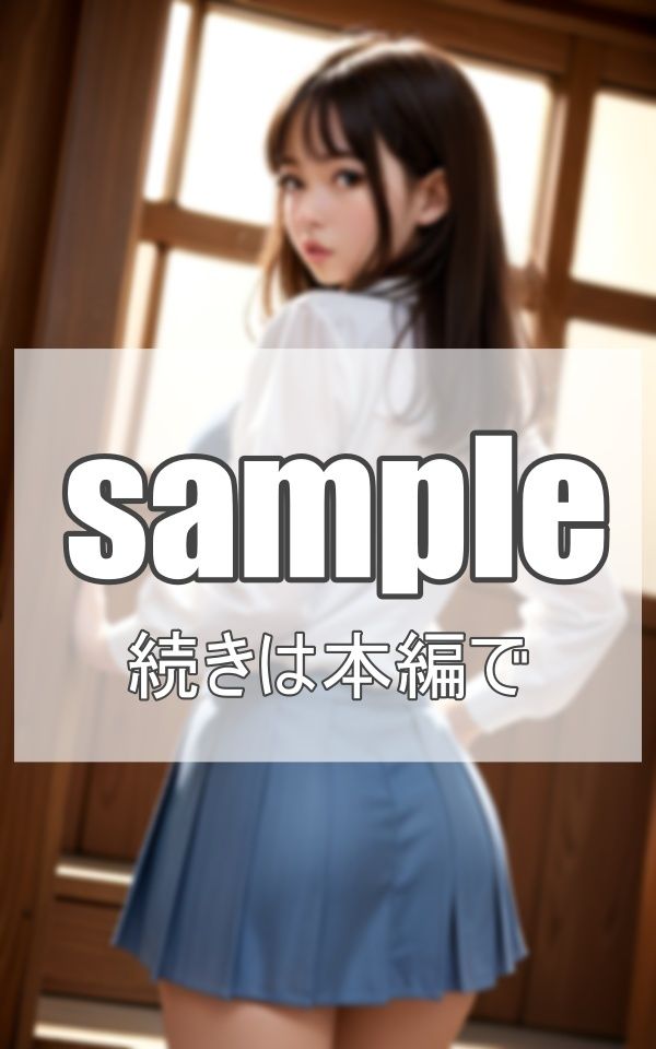 振り向き美少女のパンチラ サンプル3ページ目
