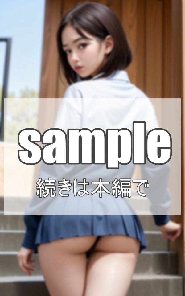 振り向き美少女のパンチラ サンプル8ページ目