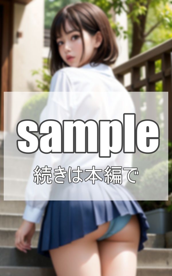 振り向き美少女のパンチラ サンプル9ページ目