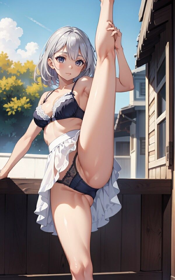 色々な服でハイキックパンチラ01 サンプル10ページ目