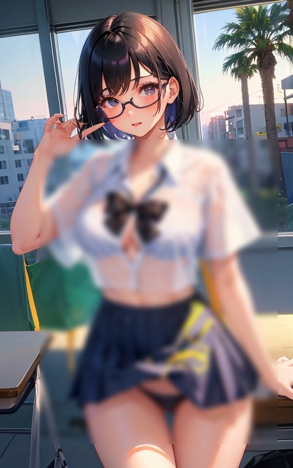 むっつりスケベなインテリ少女 サンプル1ページ目