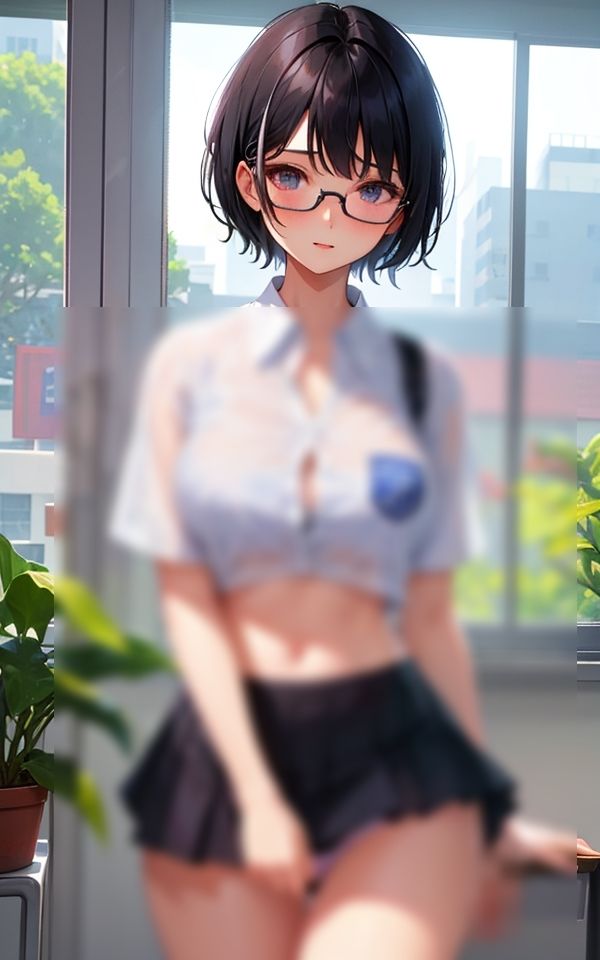 むっつりスケベなインテリ少女 サンプル2ページ目