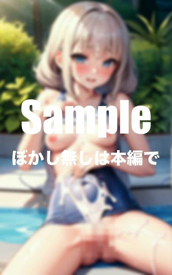 水着美女にぶっかけ中◯し サンプル3ページ目