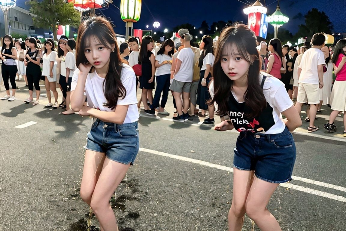 夏祭りおもらし サンプル2ページ目
