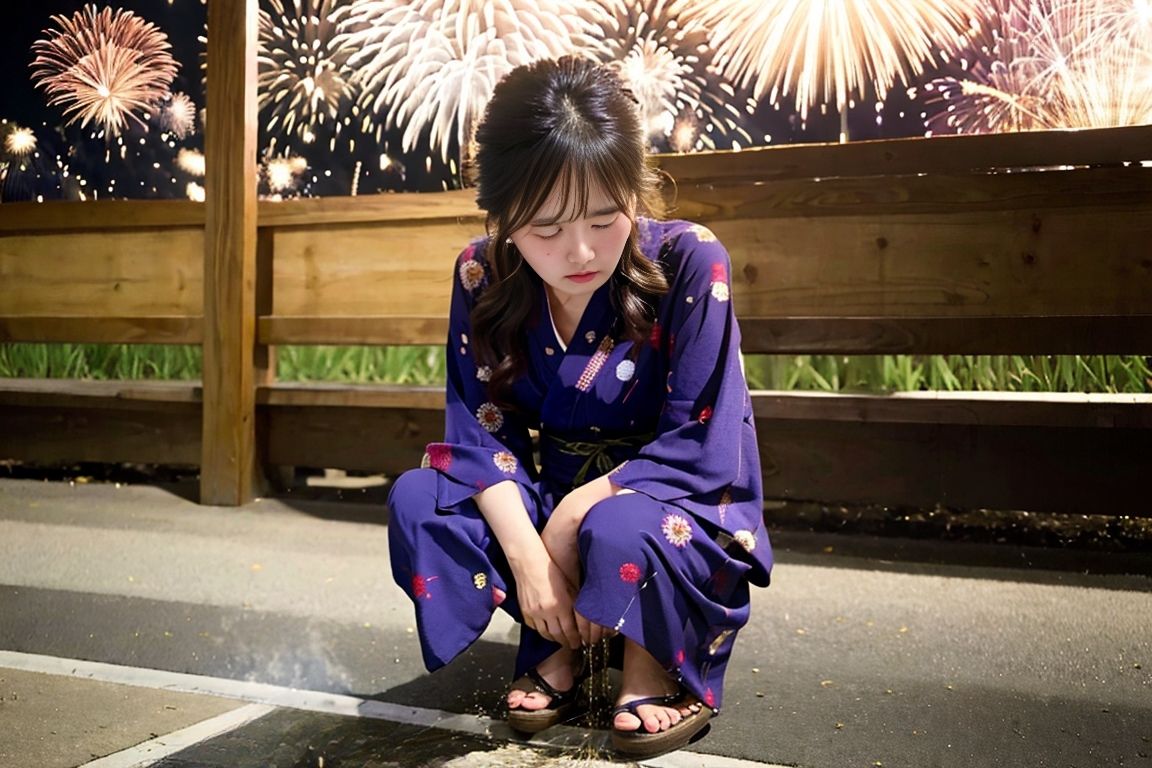 夏祭りおもらし サンプル3ページ目