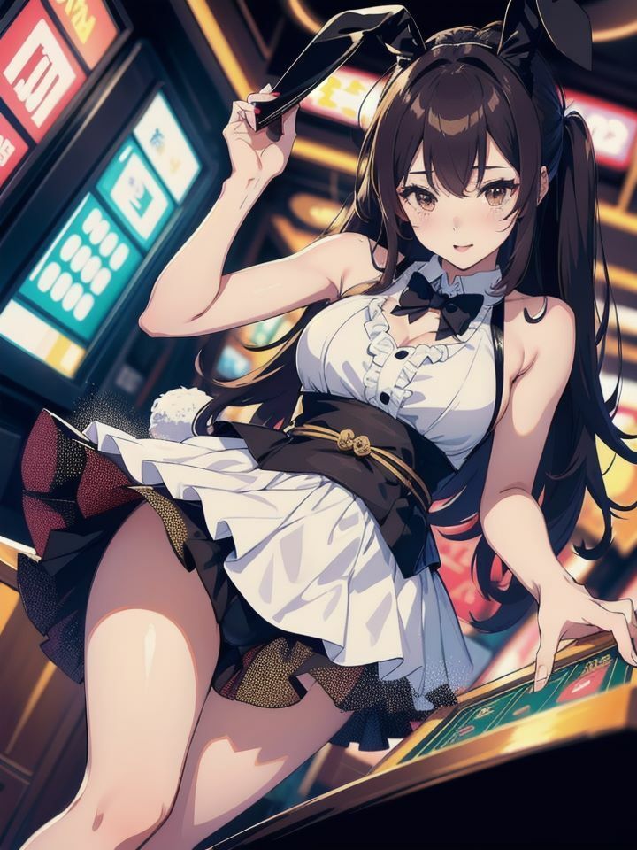 カジノで働く巨乳美女バニーちゃんの一日業務 サンプル1ページ目