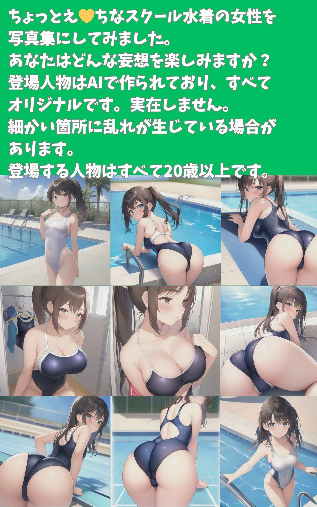 スク水のエロス サンプル1ページ目