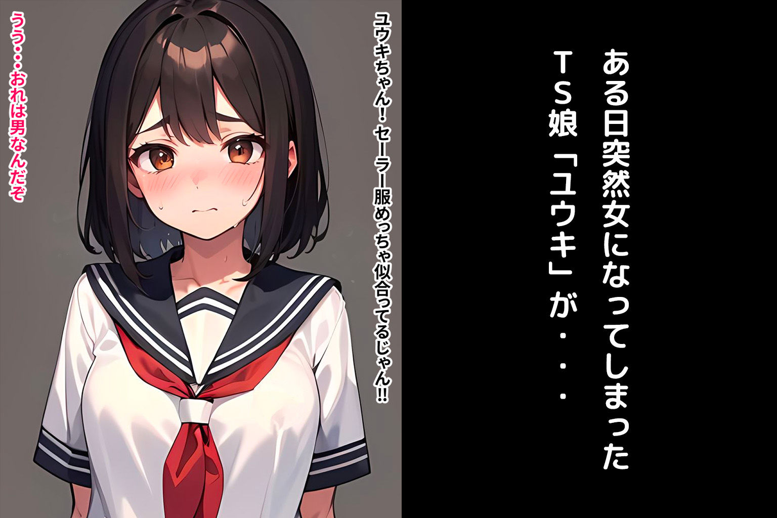 TS娘にひたすらえっちなことをさせる話 サンプル1ページ目