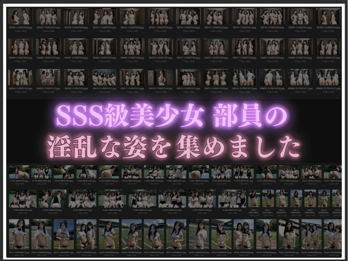 女子校生の淫乱部活 サンプル2ページ目