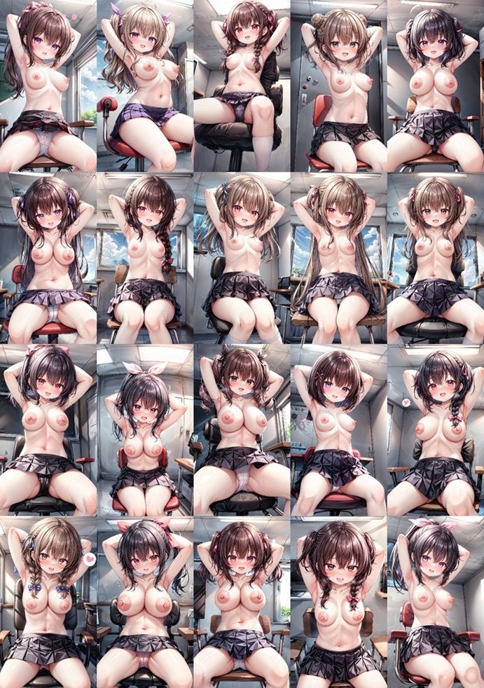 ロリ巨乳美少女のおっぱい検査 腕上げ編 サンプル2ページ目