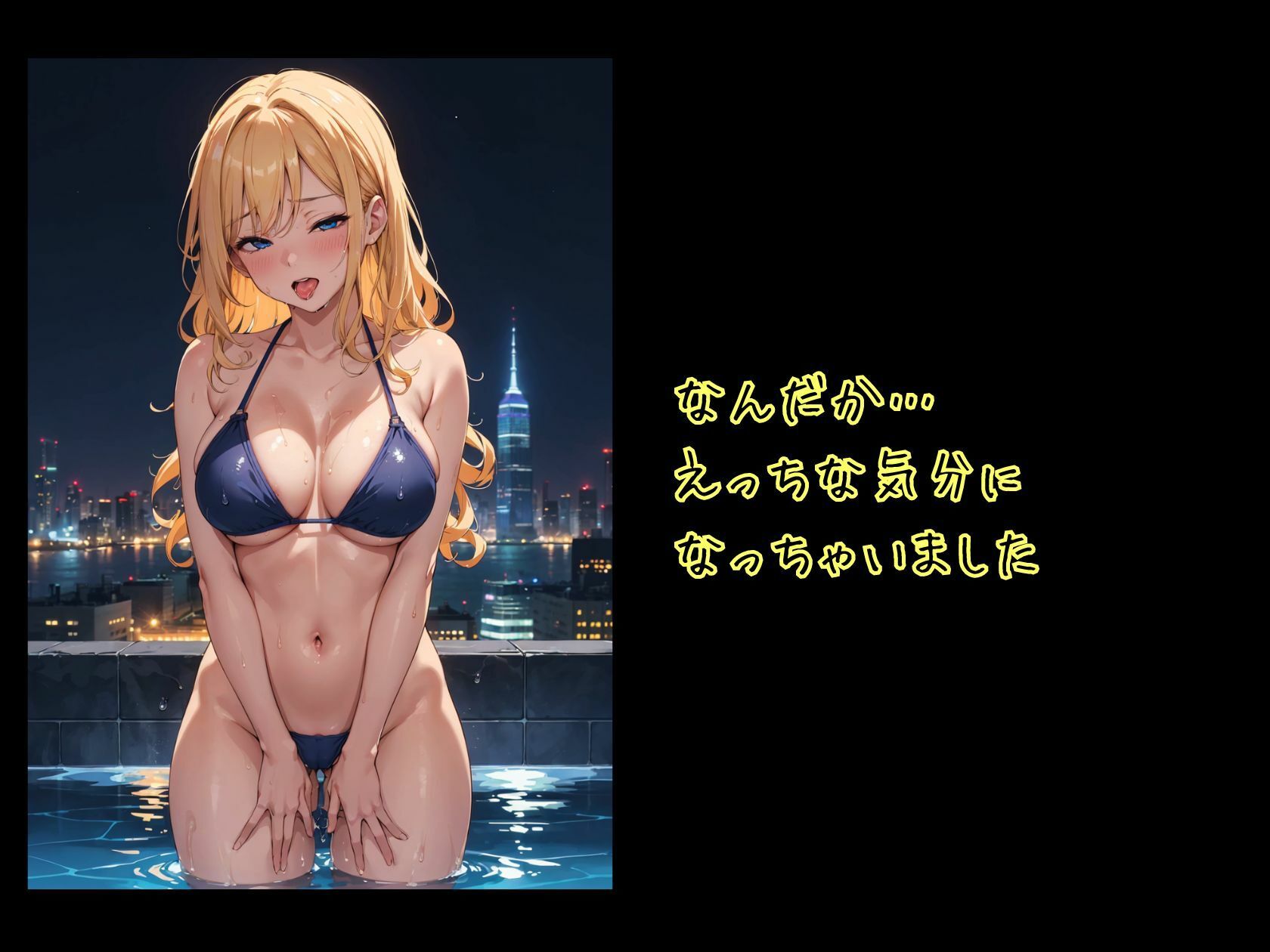 ハニートラップ ぶっかけ用CG集 全裸プール編 サンプル6ページ目