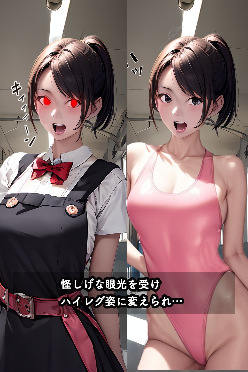 ハイグレ学園 ハイグレ人間に変えられた少女たち サンプル3ページ目