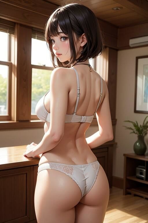 友達の巨乳母が家では下着姿だった サンプル10ページ目