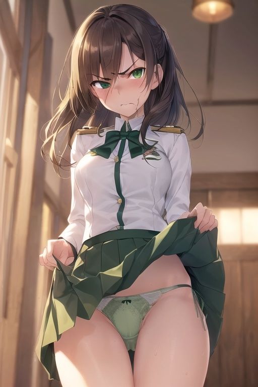 嫌な顔でスカートたくし上げてパンツ見せる娘〜マーチングバンド編〜 サンプル8ページ目