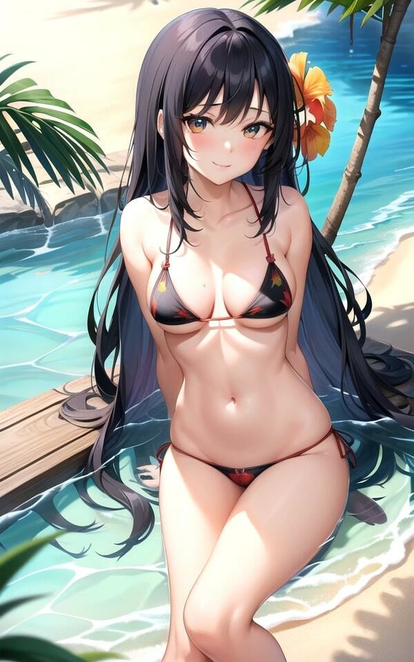 可愛すぎるビキニ女子2 サンプル1ページ目