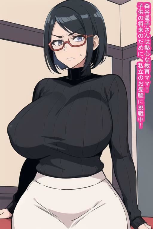 厳格な教育ママが息子の裏口入学のためにボテ腹恥晒しオナホに堕ちちゃう話 サンプル2ページ目