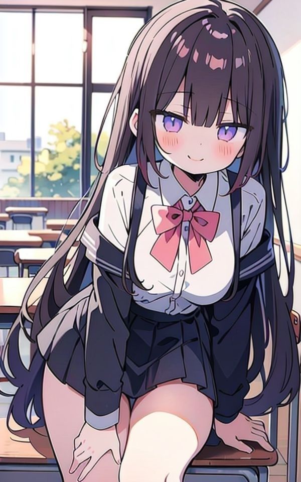 制服カノジョとイキまくりいちゃいちゃえっち サンプル1ページ目