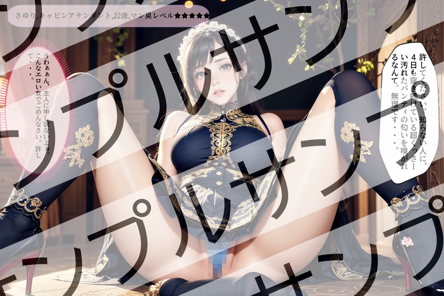 可愛い女性の●日目のパンティから香るエロ臭 ［vol.2］ - Erotic smell from cute woman’s day-old panties ［vol.2］ - サンプル2ページ目