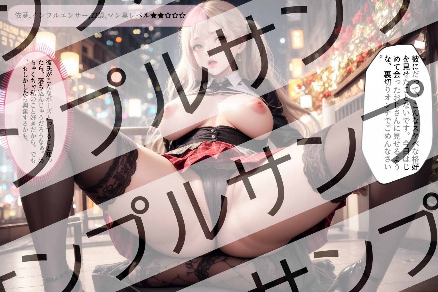 可愛い女性の●日目のパンティから香るエロ臭 ［vol.2］ - Erotic smell from cute woman’s day-old panties ［vol.2］ - サンプル4ページ目