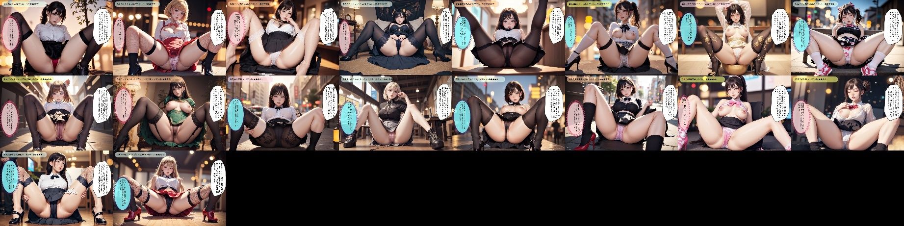 可愛い女性の●日目のパンティから香るエロ臭 ［vol.2］ - Erotic smell from cute woman’s day-old panties ［vol.2］ - サンプル9ページ目