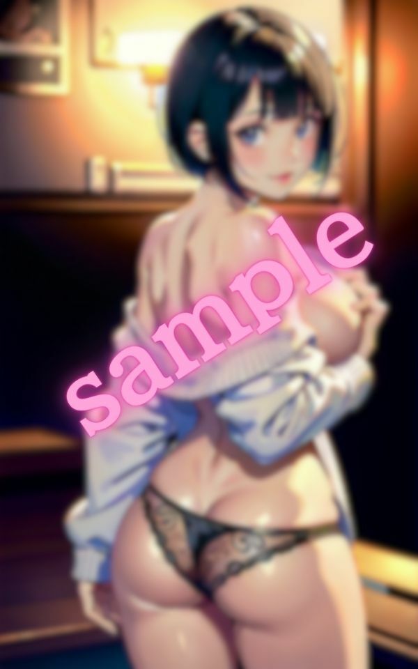 Barで知合ったショートボブのお姉さんのパンツがエロすぎた・・・ サンプル7ページ目