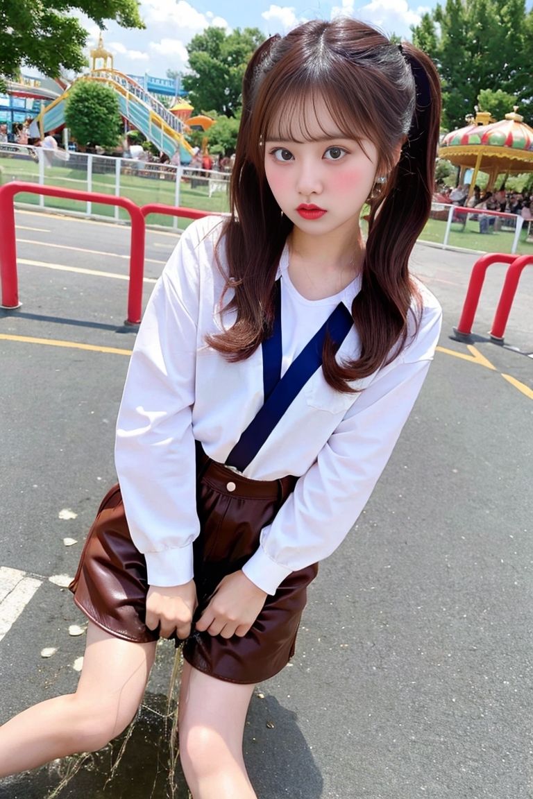 デート de おもらし 〜遊園地編〜 サンプル9ページ目