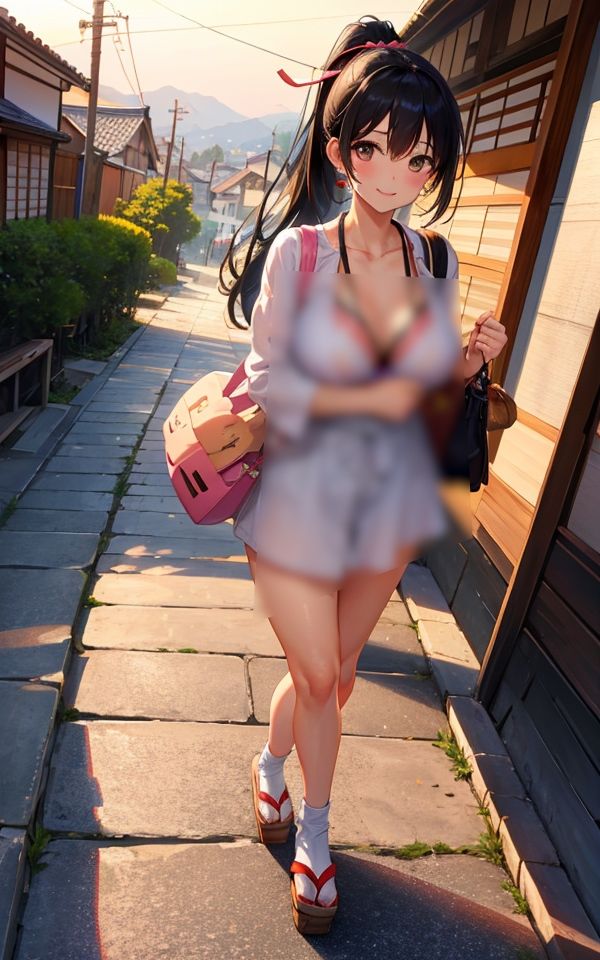 巨乳女子旅 〜えっちすぎません？〜 サンプル2ページ目