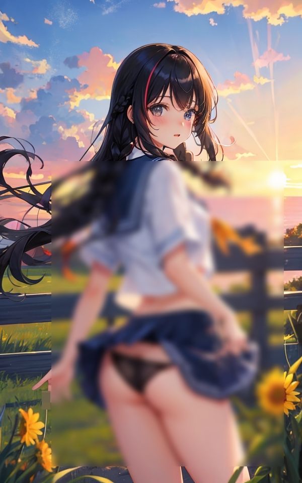絶対パンツ見えてるでしょ サンプル4ページ目
