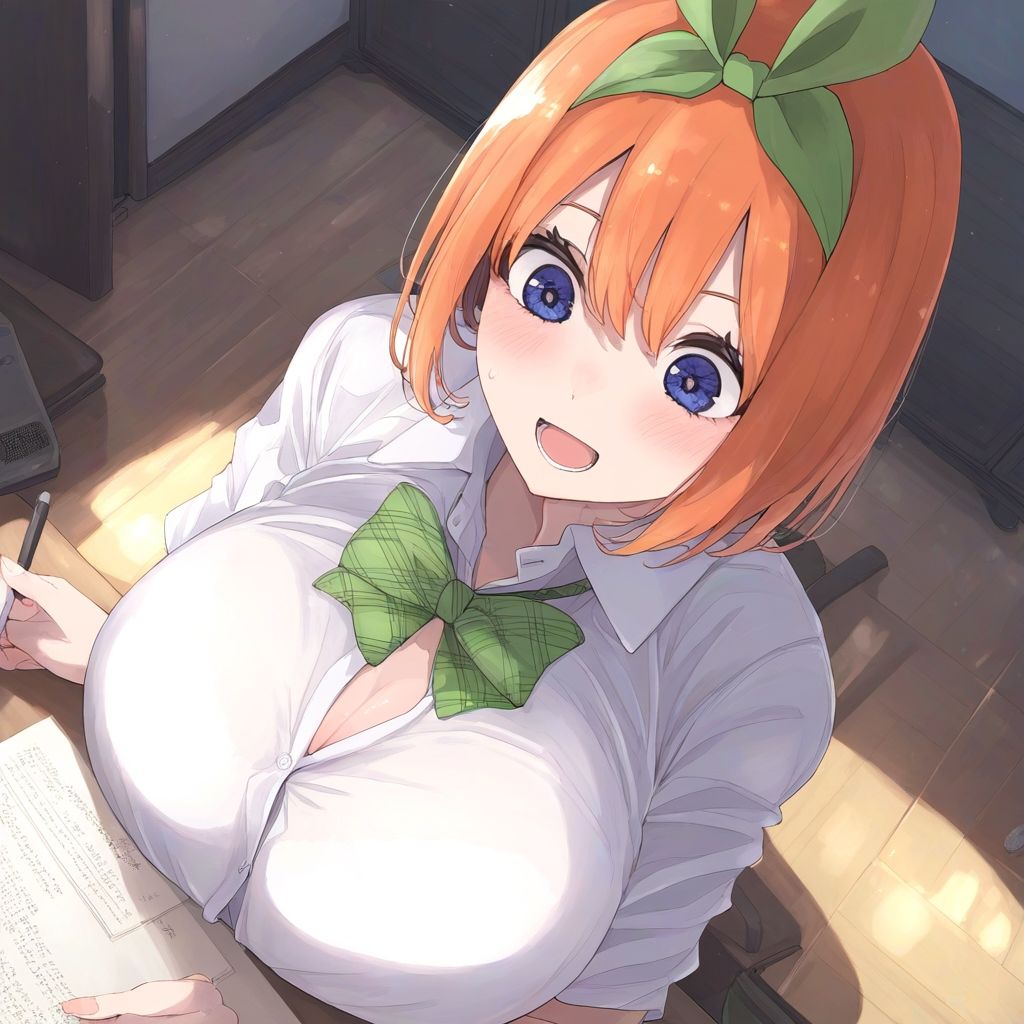 目隠しマッサージ 五等分の花嫁 中野四葉編 サンプル1ページ目